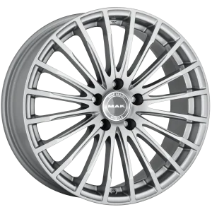 Mak Wheels – STARLIGHT – Silver – 17″x7.5″ 30mm – All weather Wheels – F7570FASI30WSX